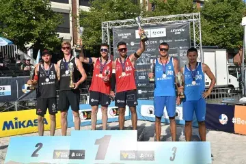 Кращі моменти матчу Ємельянчик\Денисенко – Патте\Платре. Beach Pro Tour. Highlights