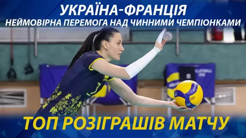 Неймовірна перемога над чинними чемпіонками. Україна-Франція: ТОП розіграшів